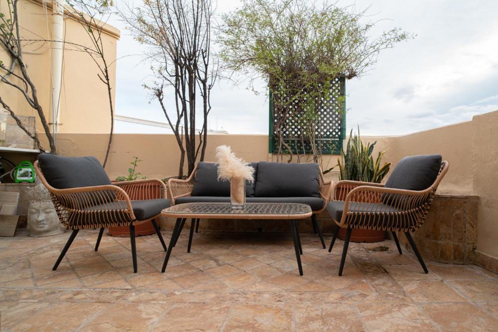 Apartamento Increible atico con terraza en el centro de Valencia Habitación foto