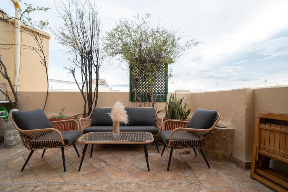 Apartamento Increible atico con terraza en el centro de Valencia Exterior foto