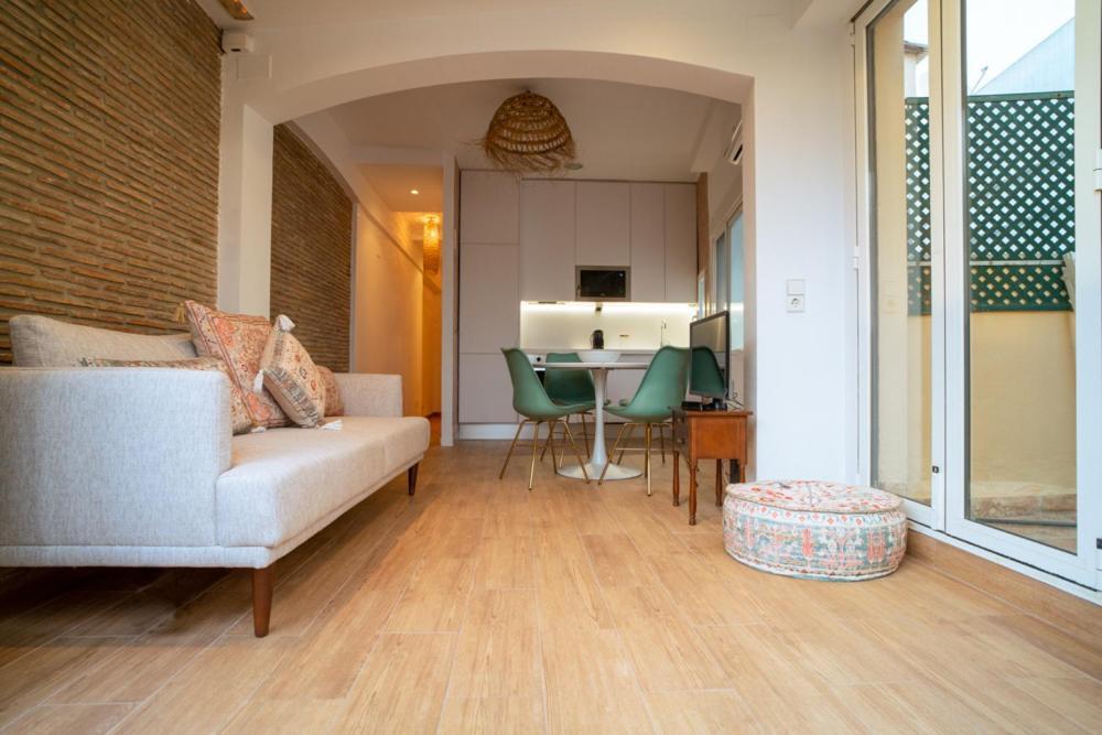 Apartamento Increible atico con terraza en el centro de Valencia Exterior foto
